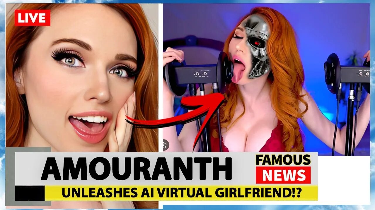 Amouranth Unleashes AI Virtual Girlfriend on Fans | Famous News