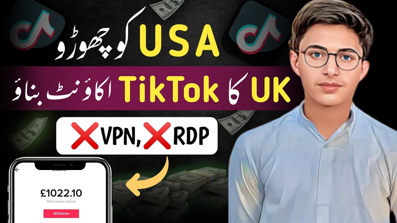 How To Create Original UK 🤑 TikTok Account || TikTok UK Account Kaise Banaya || #tiktokuk