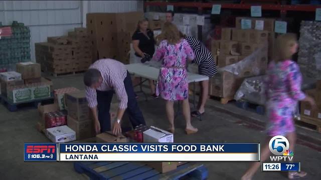 Honda Classic Visits Food Bank