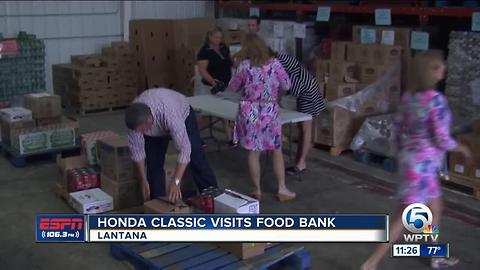 Honda Classic Visits Food Bank