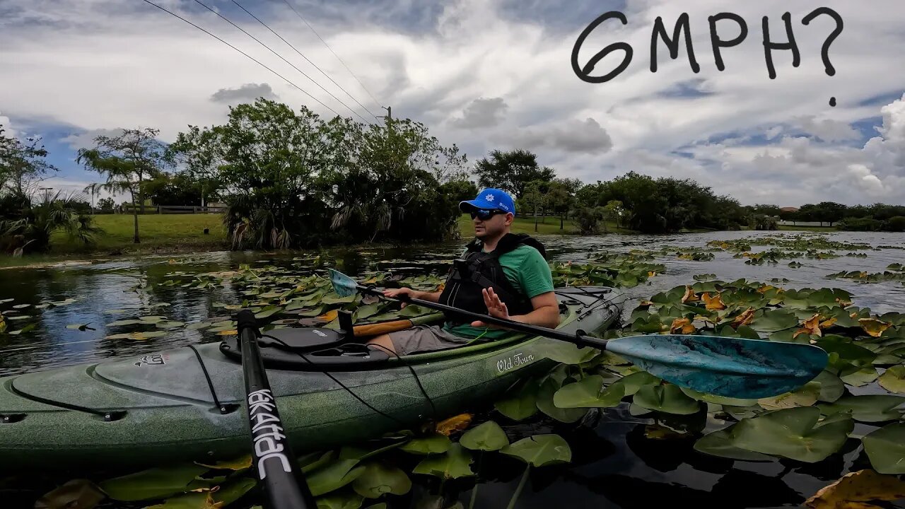 I wanted to see if this kayak is any good and took it for a test on the water Loon 126 by Old Town