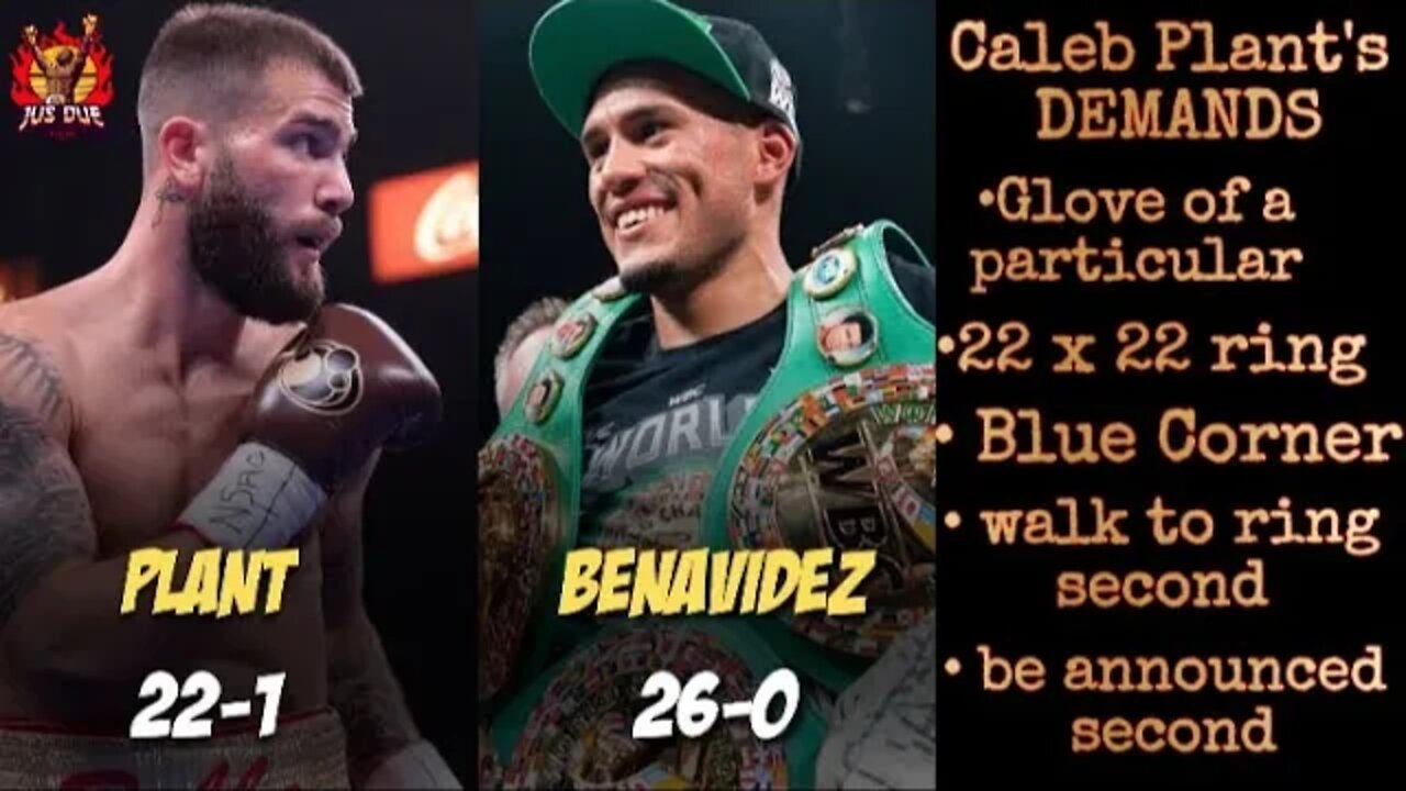 Caleb Plant's NEGOTIATION DEMANDS REVEALED by Jose Benavidez Sr EXCUSES or BOSS MOVES⁉️ #TWT