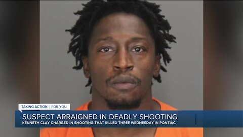 Suspect arraigned in deadly shooting