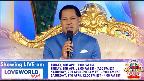 💥 TOMORROW💥 Rhapsody Online Partners & Prayer Conference | 24 Hours - Beginning Friday at 1pm EST