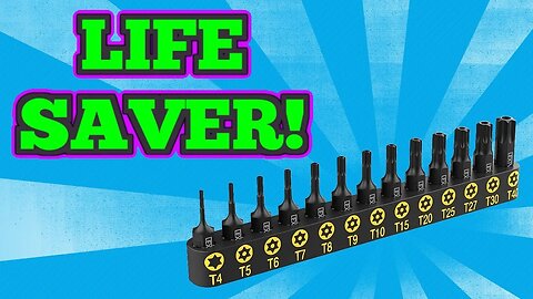 You Need This Set Of Tamper Proof Torx Bits!