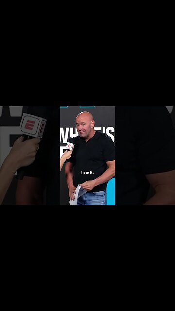 Dana White has some advice for fighters competing for a contract 👊