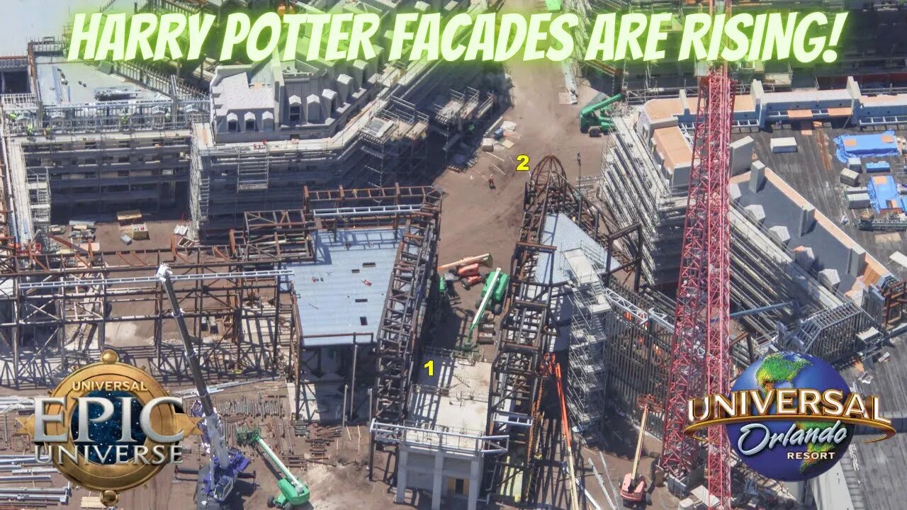 Wizarding World Facades Are Really Showing | Epic Universe Construction | Universal Orlando Resort!