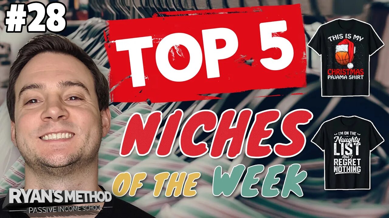 TOP 5 NICHES 🔥 Print on Demand Niche Research #28 — (11/22/2020)