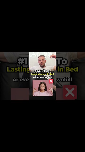 Easy Trick To Lasting Longer In Bed