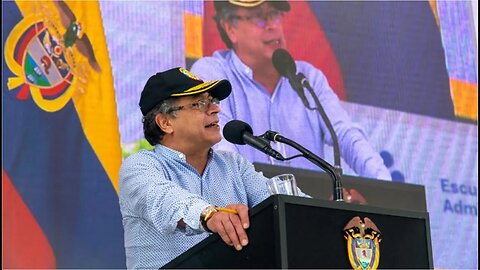 Presidente Gustavo Petro y del Ministro del Interior Alfonso Prada en la Asamblea Nacional Popular