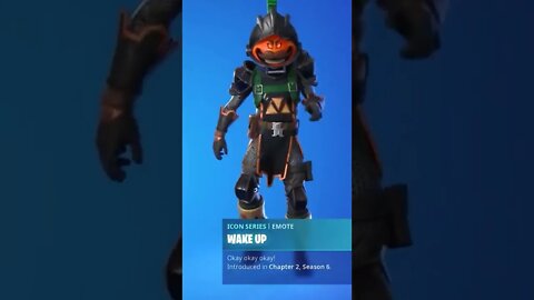 Fortnite Wake Up Emote