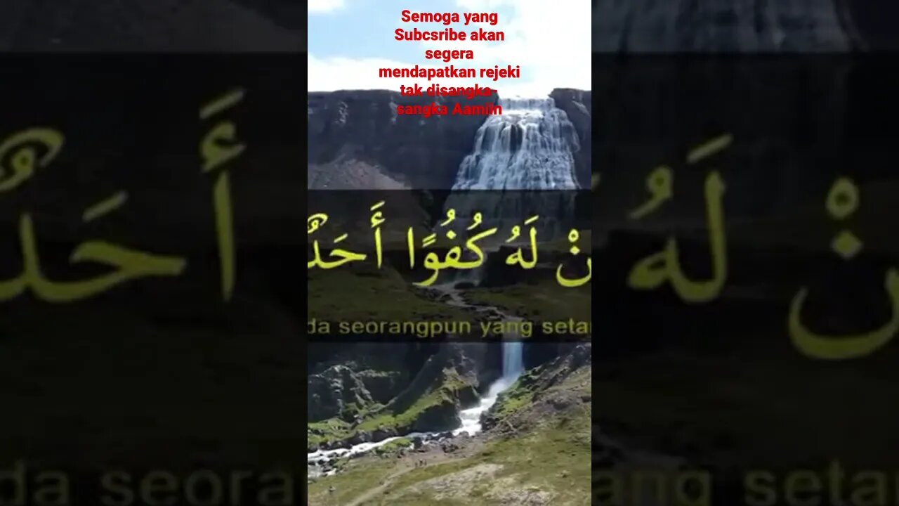 Keindahan alam semoga ayat ini memberikan syafaat dan pahala di akhirat kelak