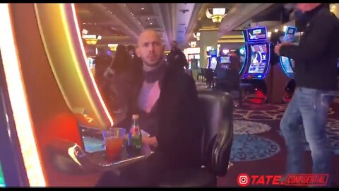 Andrew Tate wins $100,000 while BANKRUPTING las VEGAS _ Tate