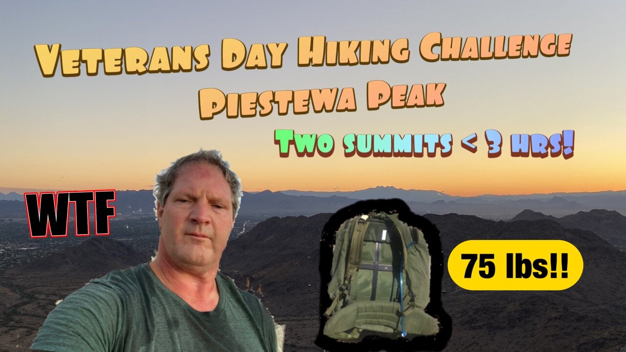 Hiking in AZ: Veterans Day Hike--Piestewa Peak, 2 Summits