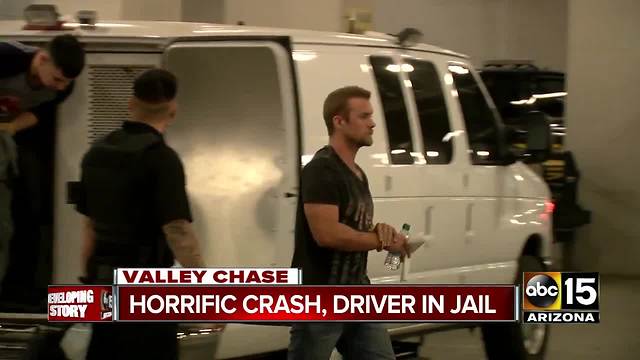 Victim hospitalized after police pursuit in Tempe; Suspect taken to 4th Avenue Jail