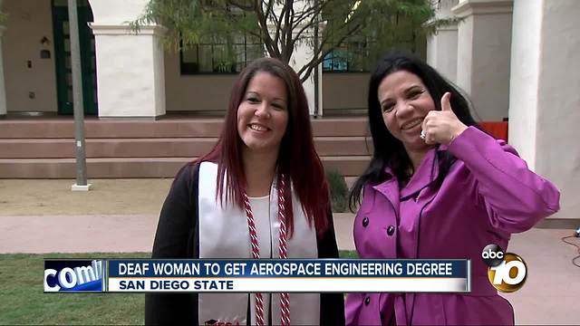 First deaf woman to get Aerospace Engineering degree