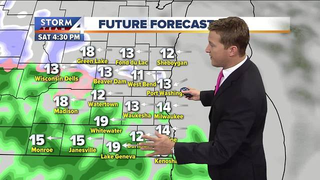 Rain ends this morning, skies remain cloudy