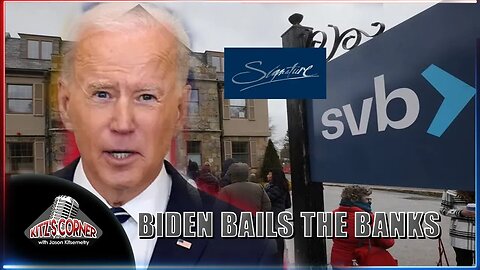 Biden bails out failing banks & slams door on reporters