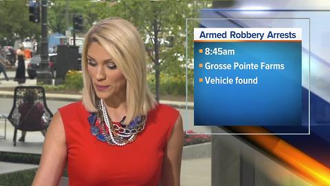 Suspects arrested for armed robbery in Grosse Pointe Farms