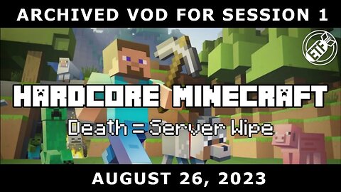 [Archived VOD] Ultimate Multiplayer Hardcore Challenge in Minecraft | Death = World Reset