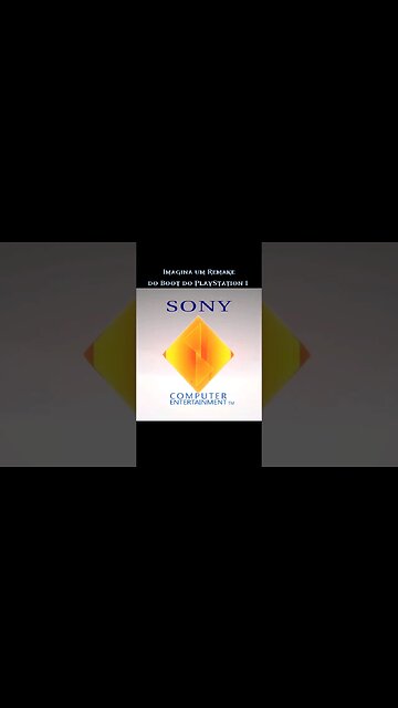 Imagina um Remake do Boot do PlayStation 1