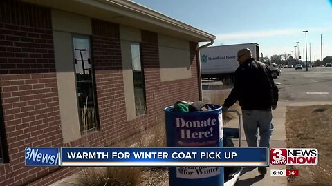 Warmth for Winter coat drive pick up held on Tuesday