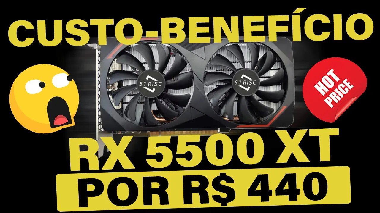 🔥 RX 5500XT 8GB POR R$440,00 👉 A PLACA DE VÍDEO MAIS BARATA (OOB) COMPATÍVEL COM HACKINTOSH 👊