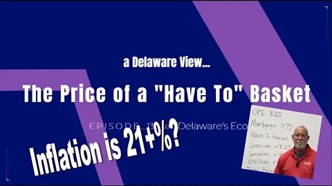 The Price of a "Have To" Basket... Inflation is 21%?