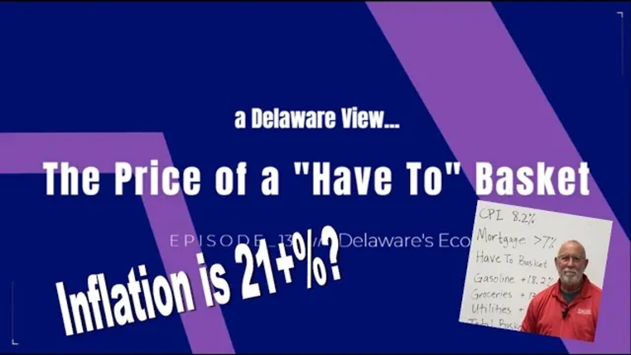 The Price of a "Have To" Basket... Inflation is 21%?