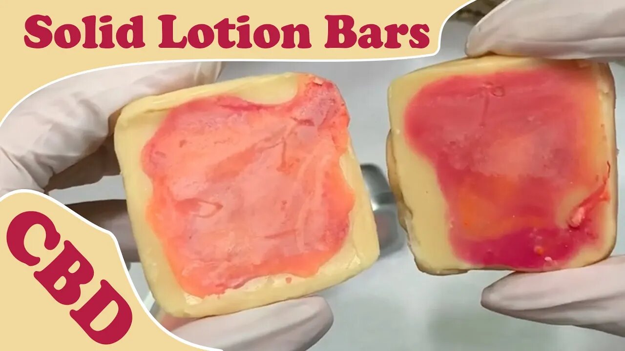 How to Make A Solid Lotion Bar (CBD Version)