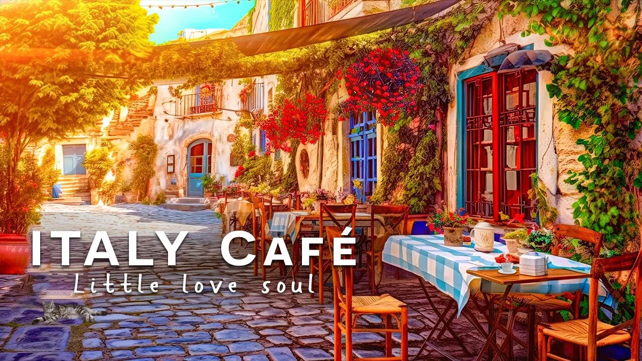 Positive Bossa Nova with Italian Coffee Shop Ambience | Bossa Nova Instrumental Music to Relax