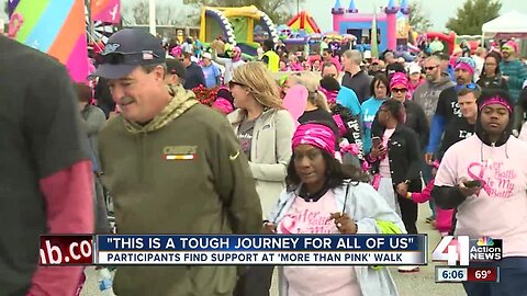 Participants find support at 'More Than Pink' Walk