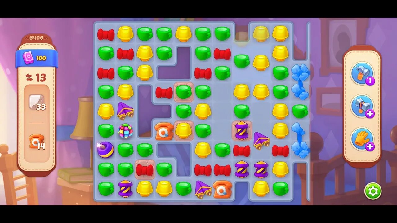 Playrix Homescapes Gameplay Walkthrough Level 6406