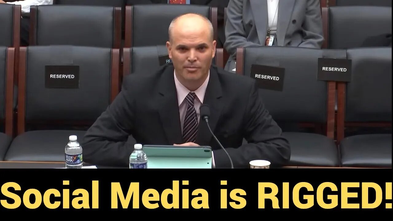 Social Media is RIGGED! - Matt Taibbi before Congress