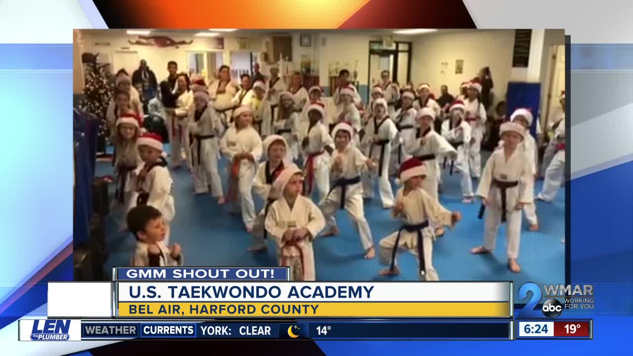 Good morning from the U.S. Taekwondo Academy!