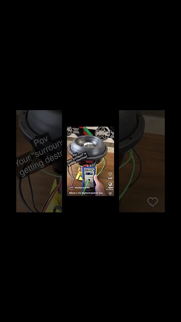 Ridiculous peak to peak subwoofer flex 🔊💪🏽 Sundown Audio pushed to its limits