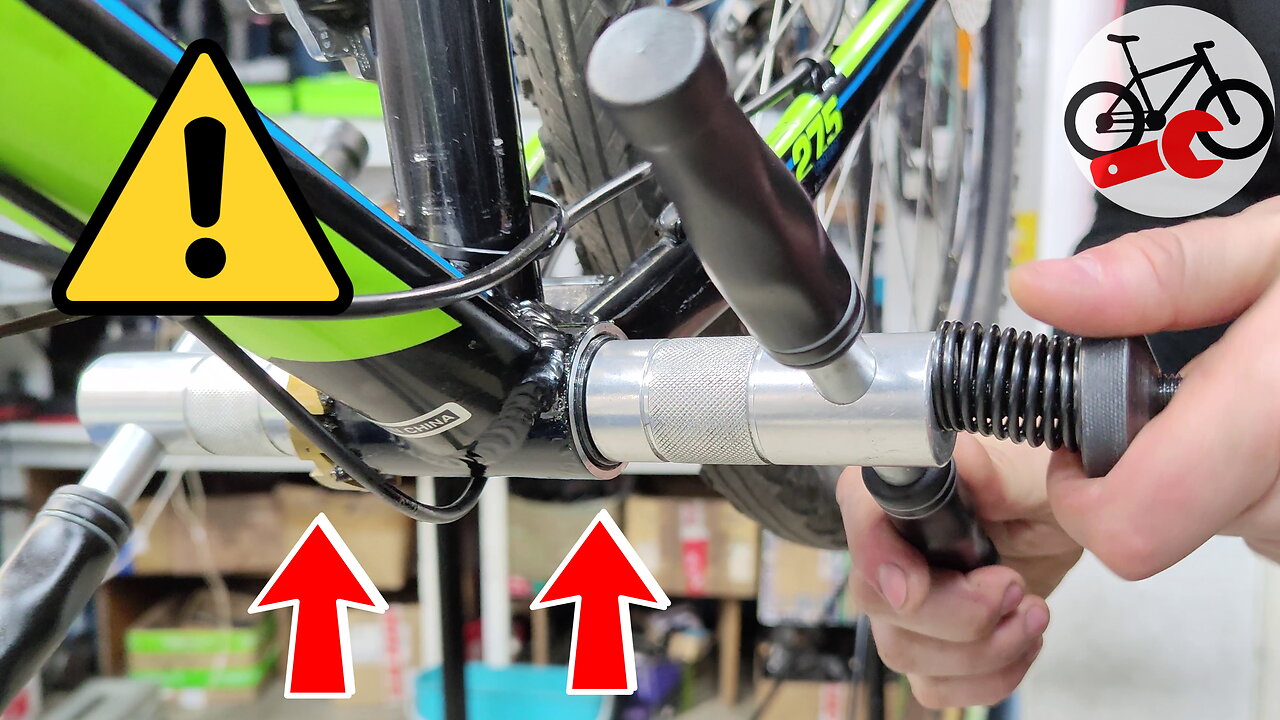 It needs to be fixed in your bicycle ! Creaking bicycle bottom bracket.