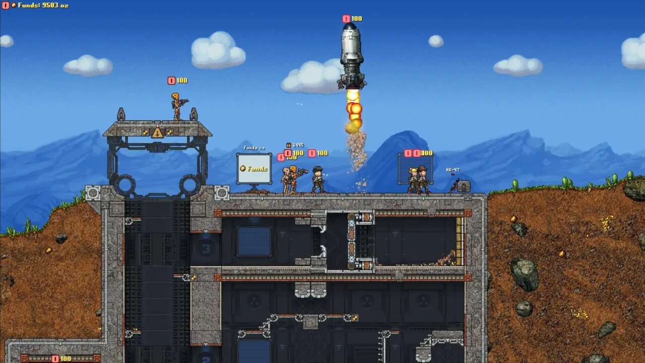 Cortex Command - Extended First look, high difficulty settings