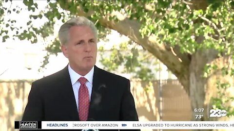 Rep. Kevin McCarthy addresses economy