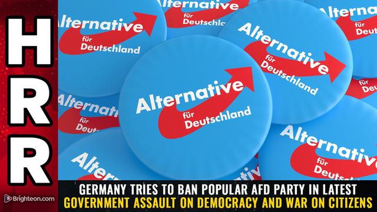 Germany tries to ban popular AfD party in latest government assault...