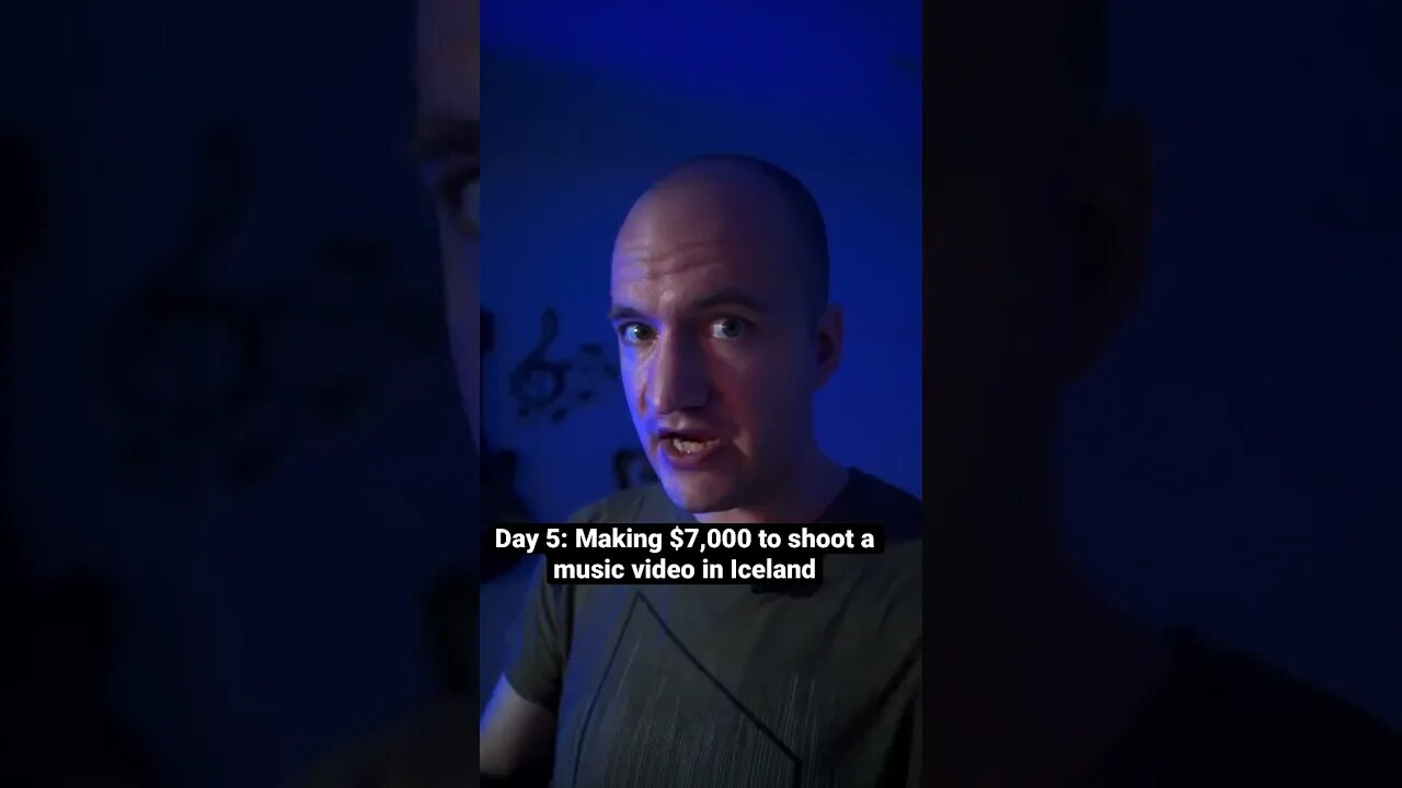 Day 5: Making $7,000 to Shoot a Music Video in Iceland #moneychallenge