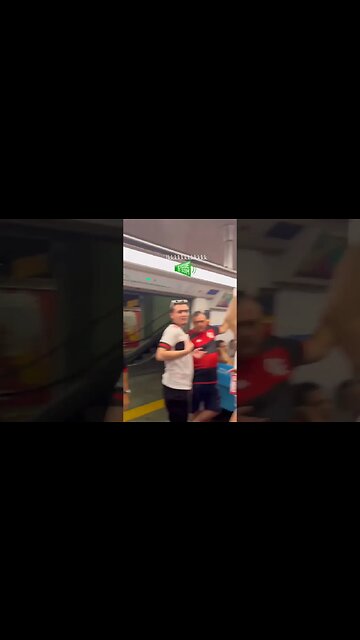 "QUE SILÊNCIO!" - zoando os flamenguistas no metrô