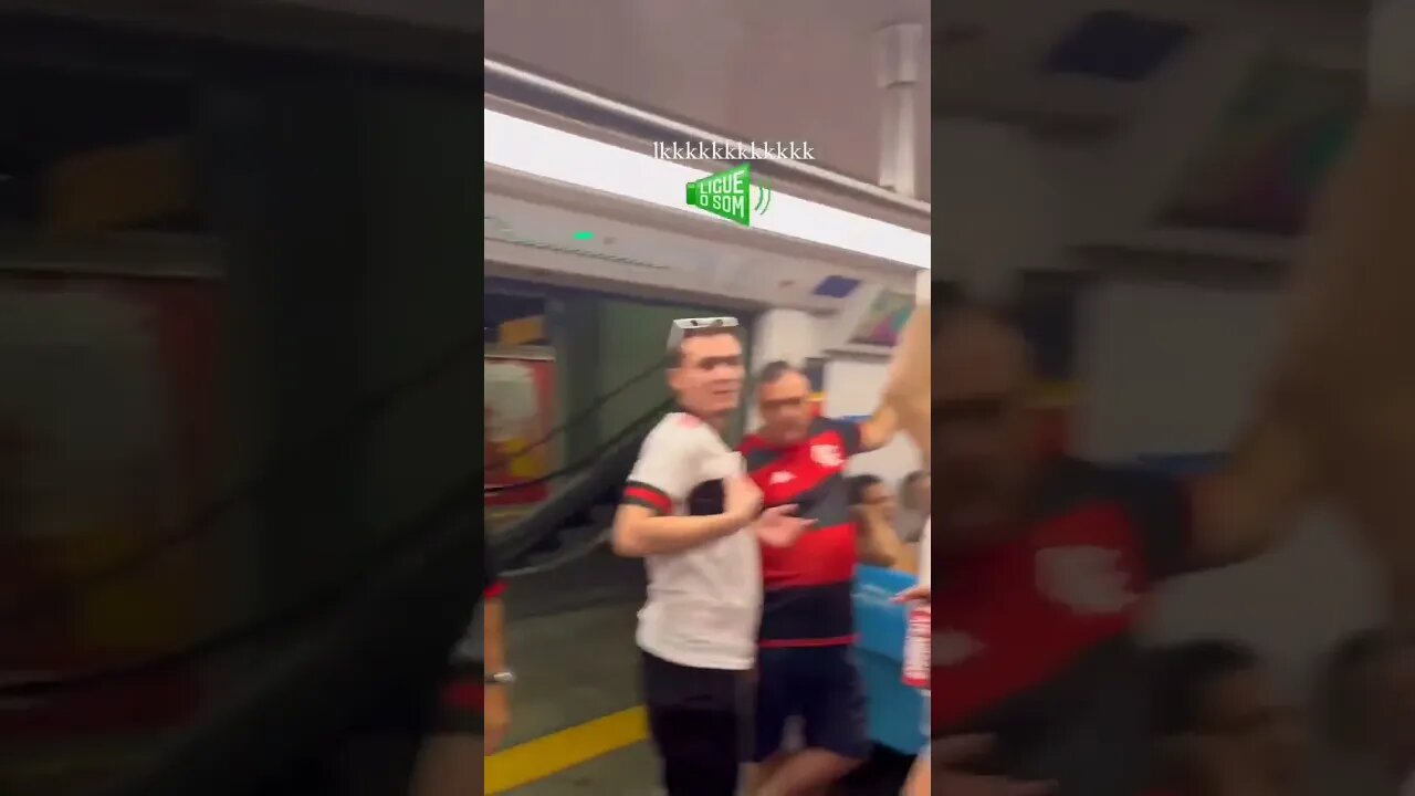 "QUE SILÊNCIO!" - zoando os flamenguistas no metrô