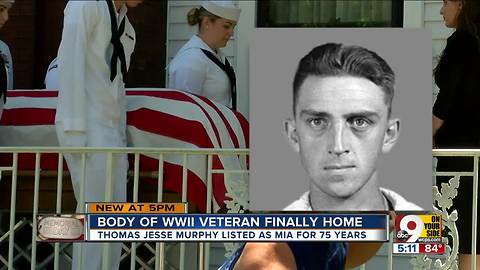 Body of WWII veteran finally home