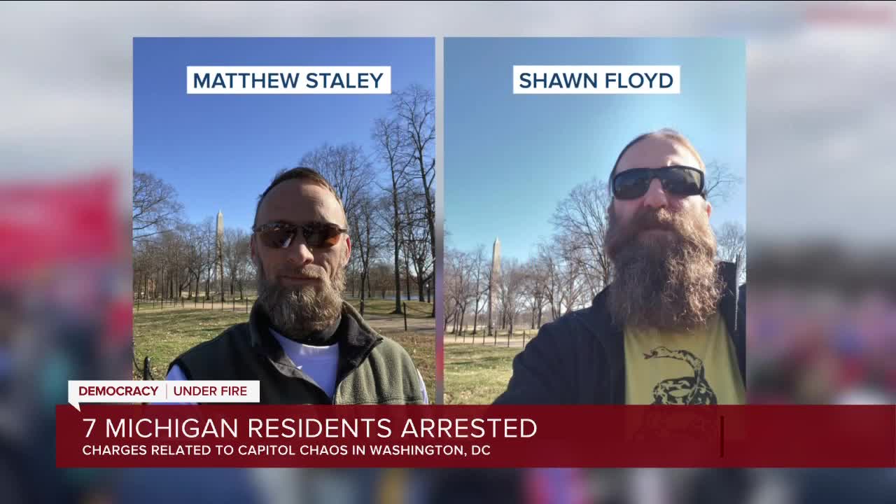 Two Michigan men arrested after U.S. Capitol riots share their story with 7 Action News