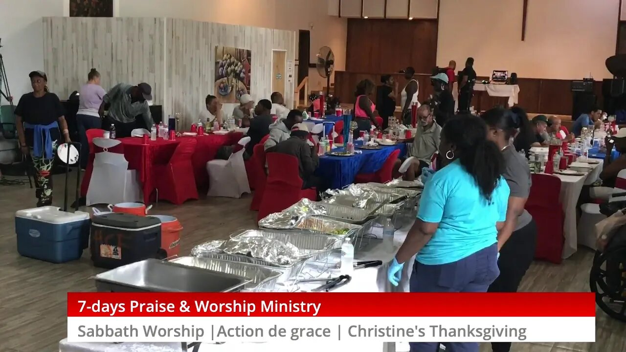 ACTION DE GRÂCE || SABBATH WORSHIP WITH THE HOMELESS || 7-1-23 || LADY CHRISTINE'S THANKSGIVING