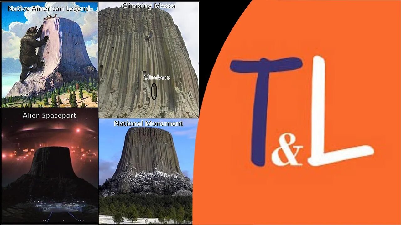 Devil's Tower Mountain in Wyoming, and its legendary story