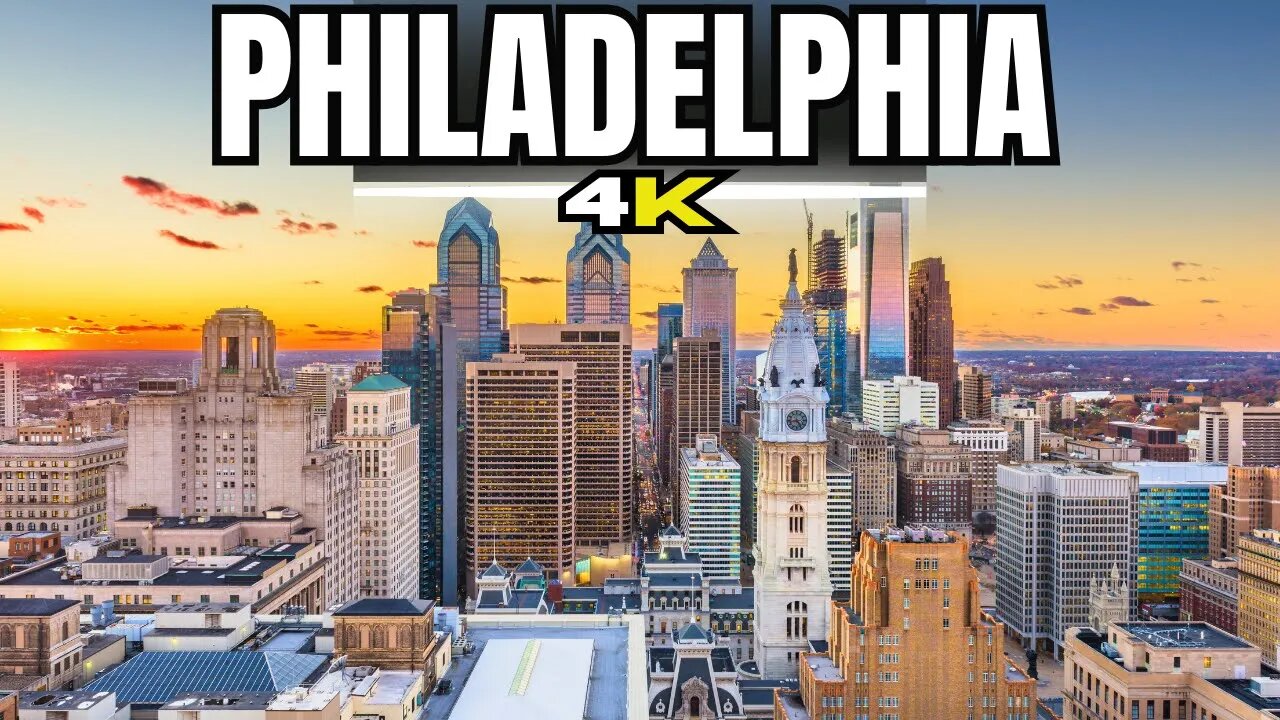 Philadelphia, Pennsylvania USA 🌆 | Aerial Splendor in 4K Drone Footage