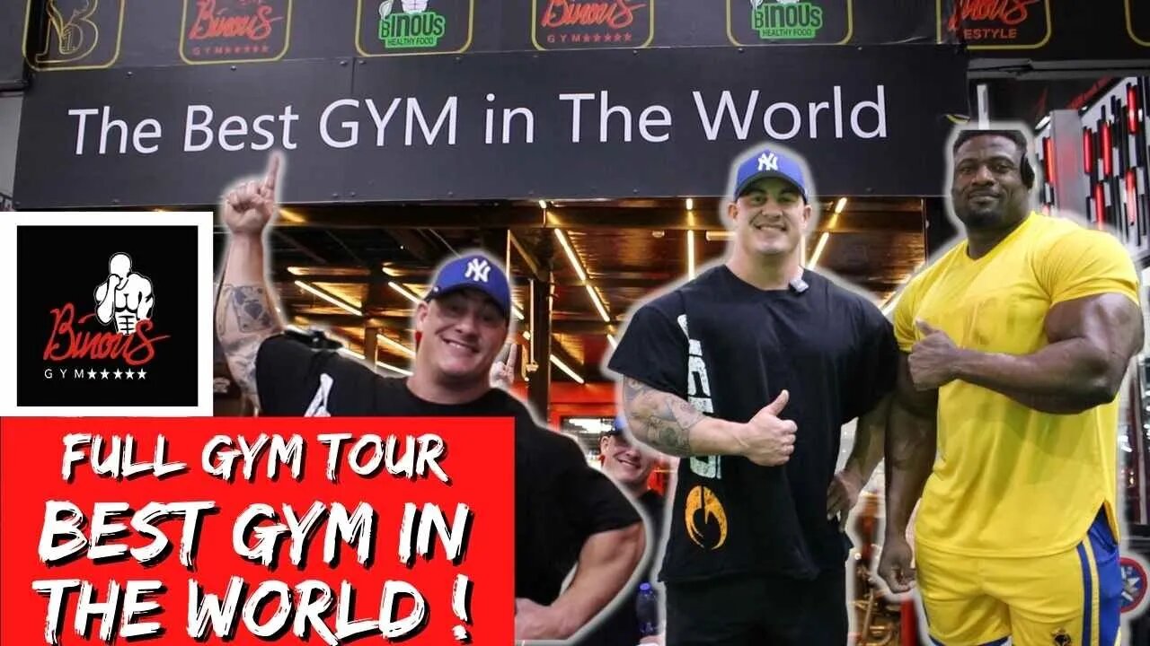 THE BEST GYM IN THE WORLD ! FULL GYM TOUR.