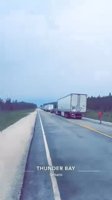 Thunder Bay Ontario Truck Accisent